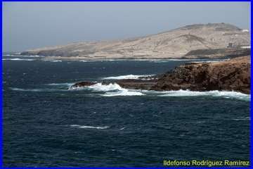 Las coladas de la costa sur de Telde datan de hace 3,8 millones de años (Foto Ildefonso Rodríguez)